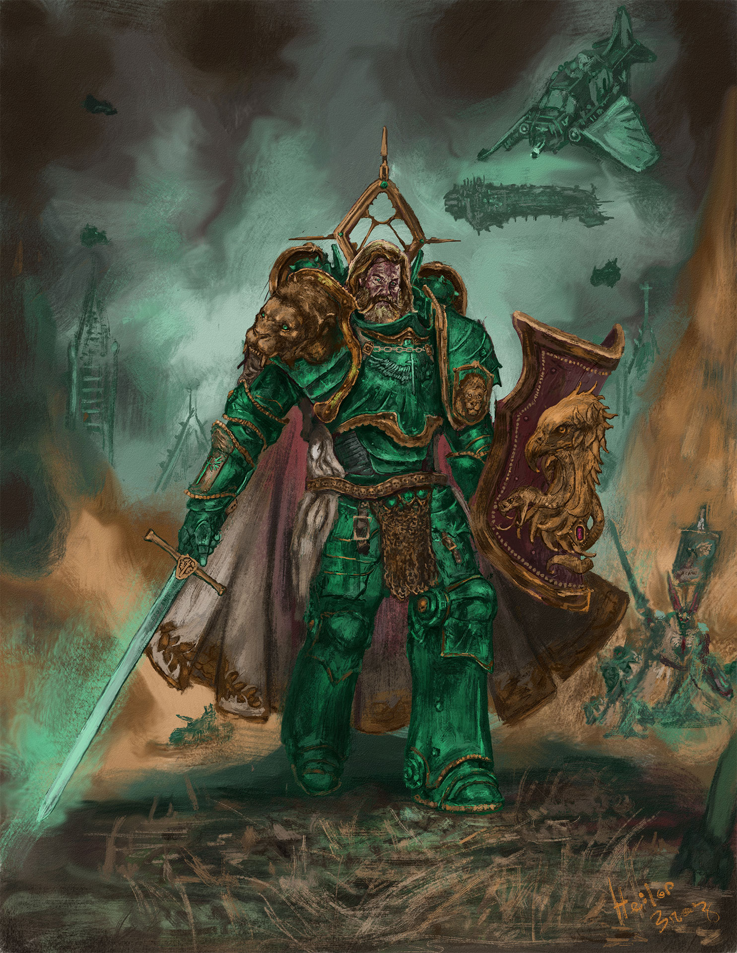 Lion El’Jonson by Heitor Braz