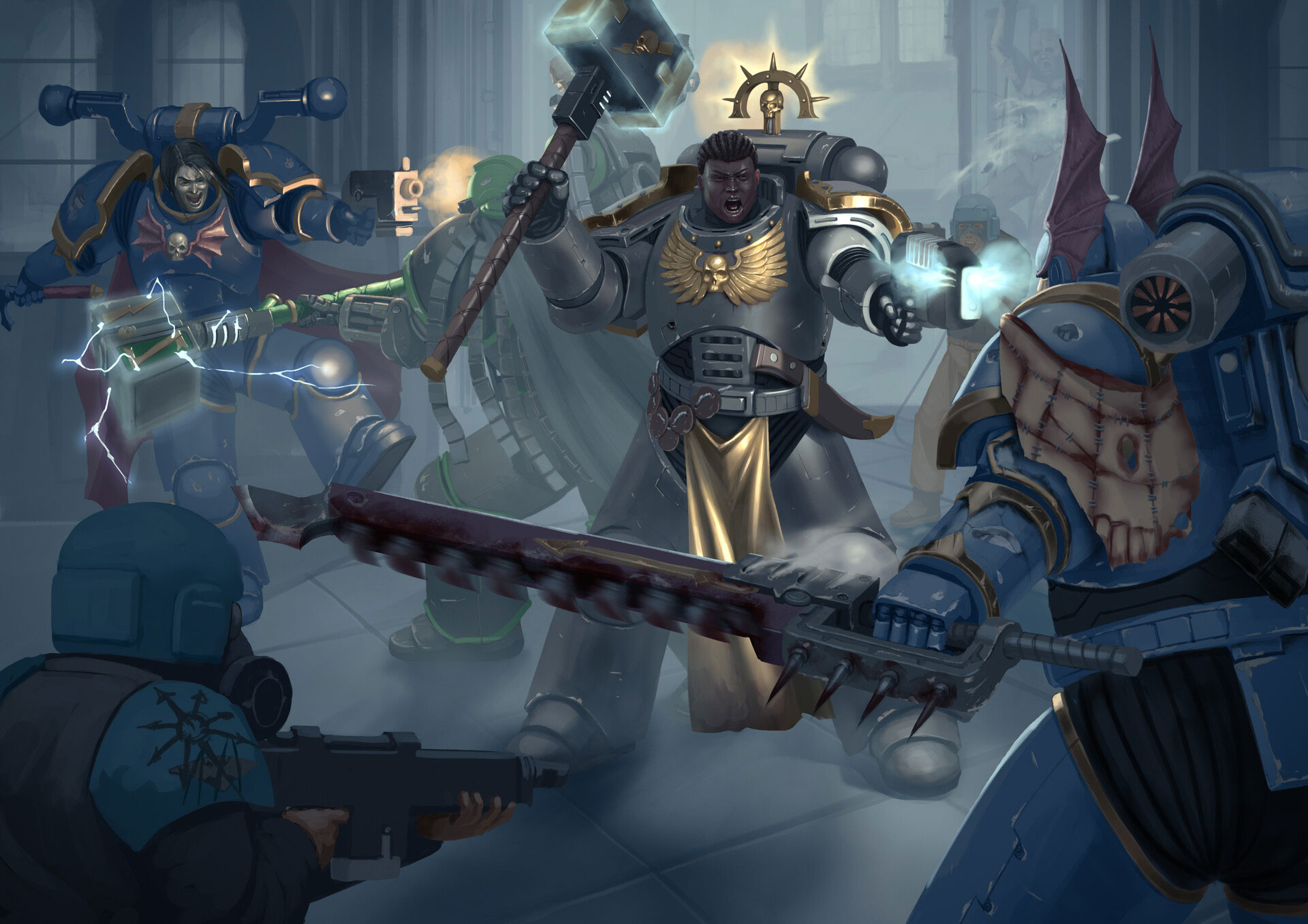 Chimeric Knights and Angels Fissile by Boris Tsui