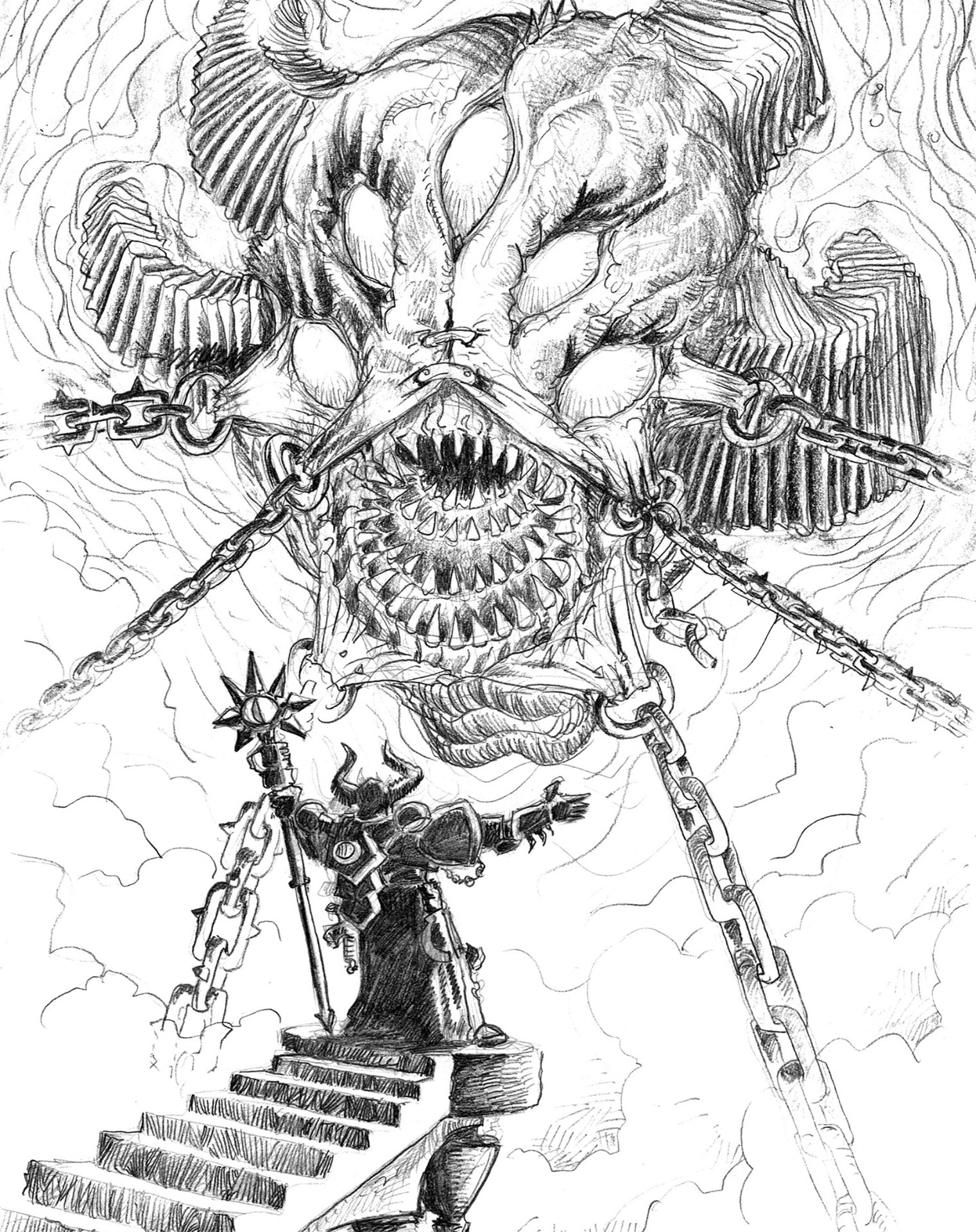 Ahriman by Mikołaj Ostapiuk