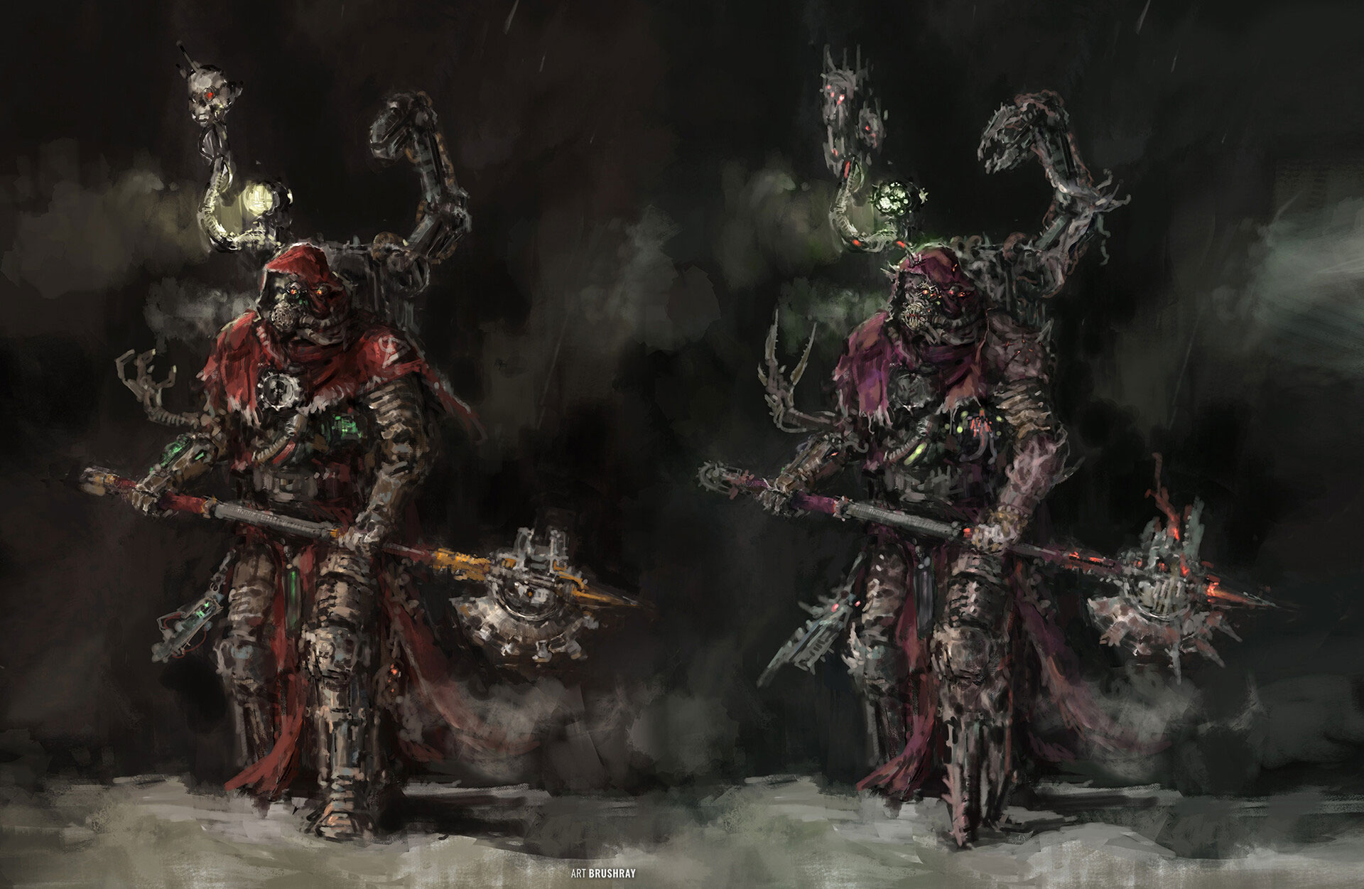 Tech-Priest Enginseer by Dmitry Brushray