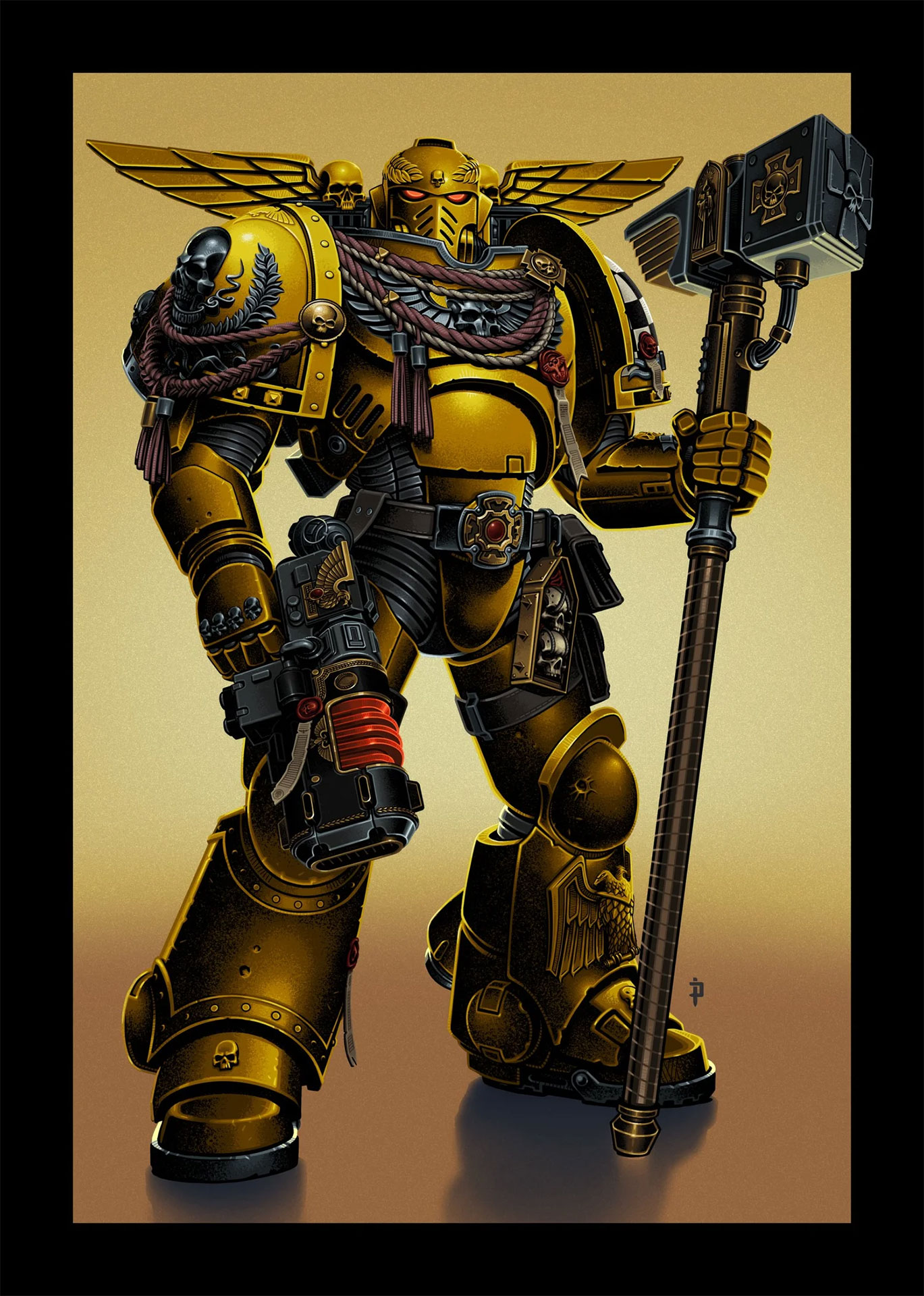Lamenter Assault Marine by Ian Pestridge