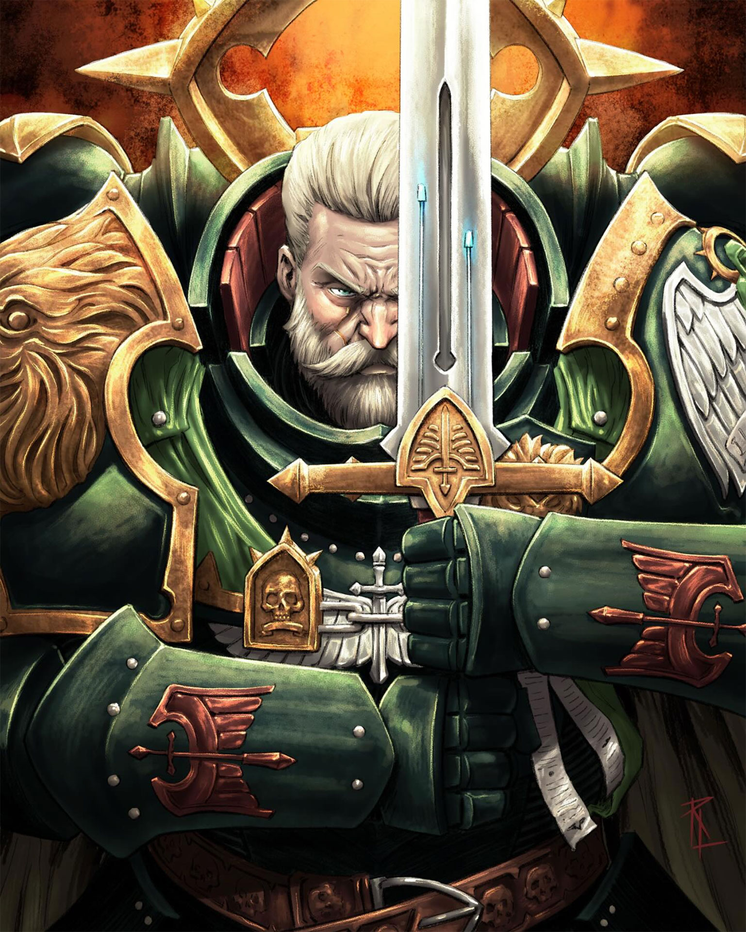 Lion El’Jonson by Rodrigo Lorenzo López