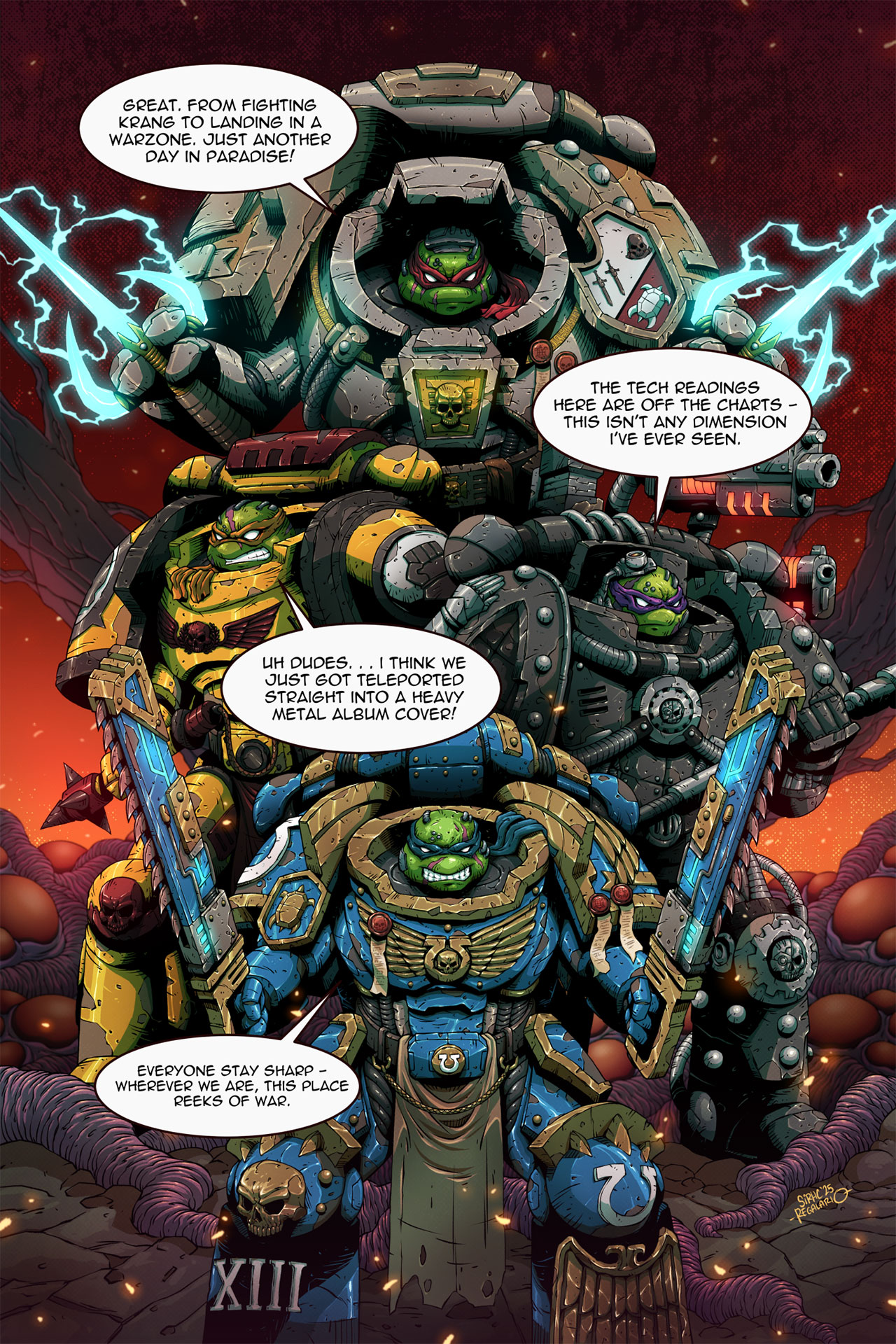 Teenage Mutant Ninja Turtles by Christopher Regalario
