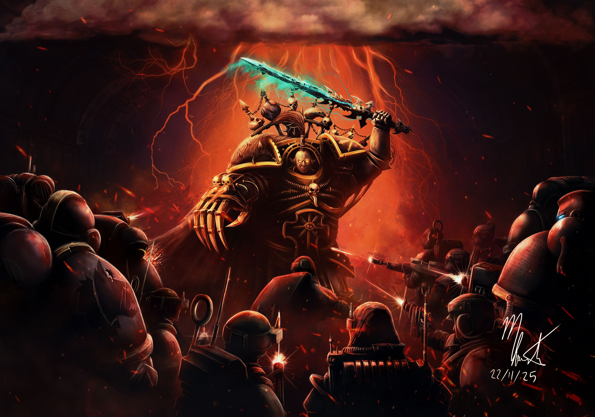 Abaddon Assault on Cadia by Maclain Rowston