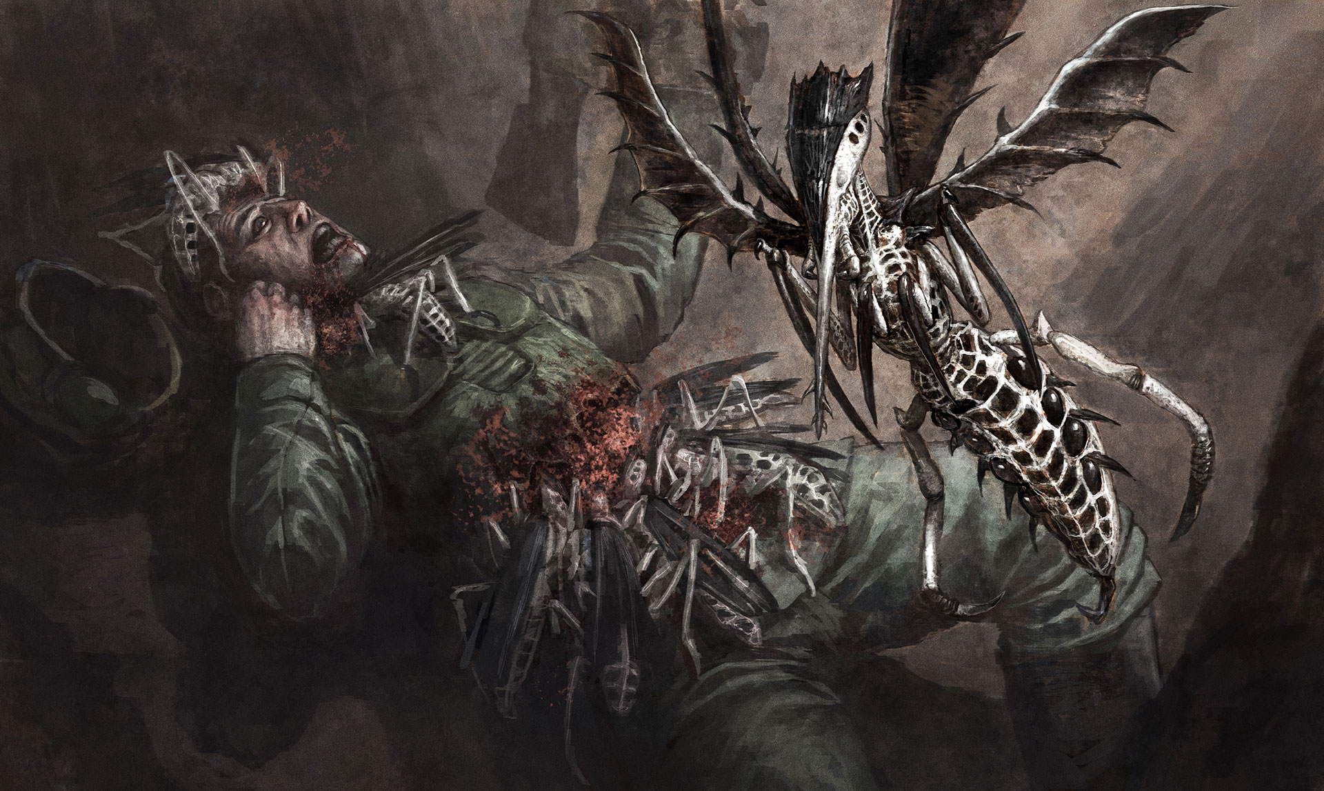 Tyranid Sky-slasher Rippers by Helge C. Balzer