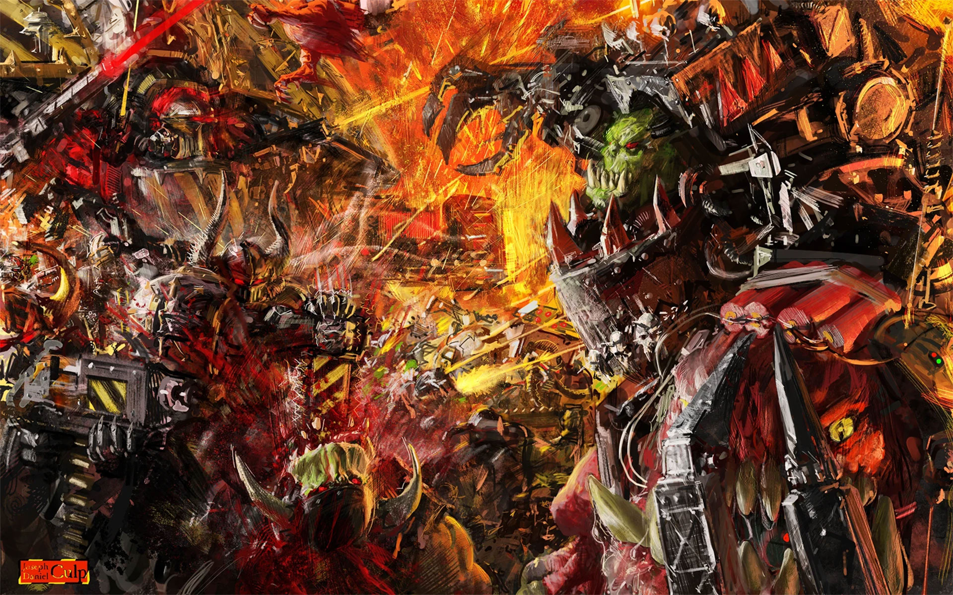 Squig Throwing Boss by Joseph Daniel Culp