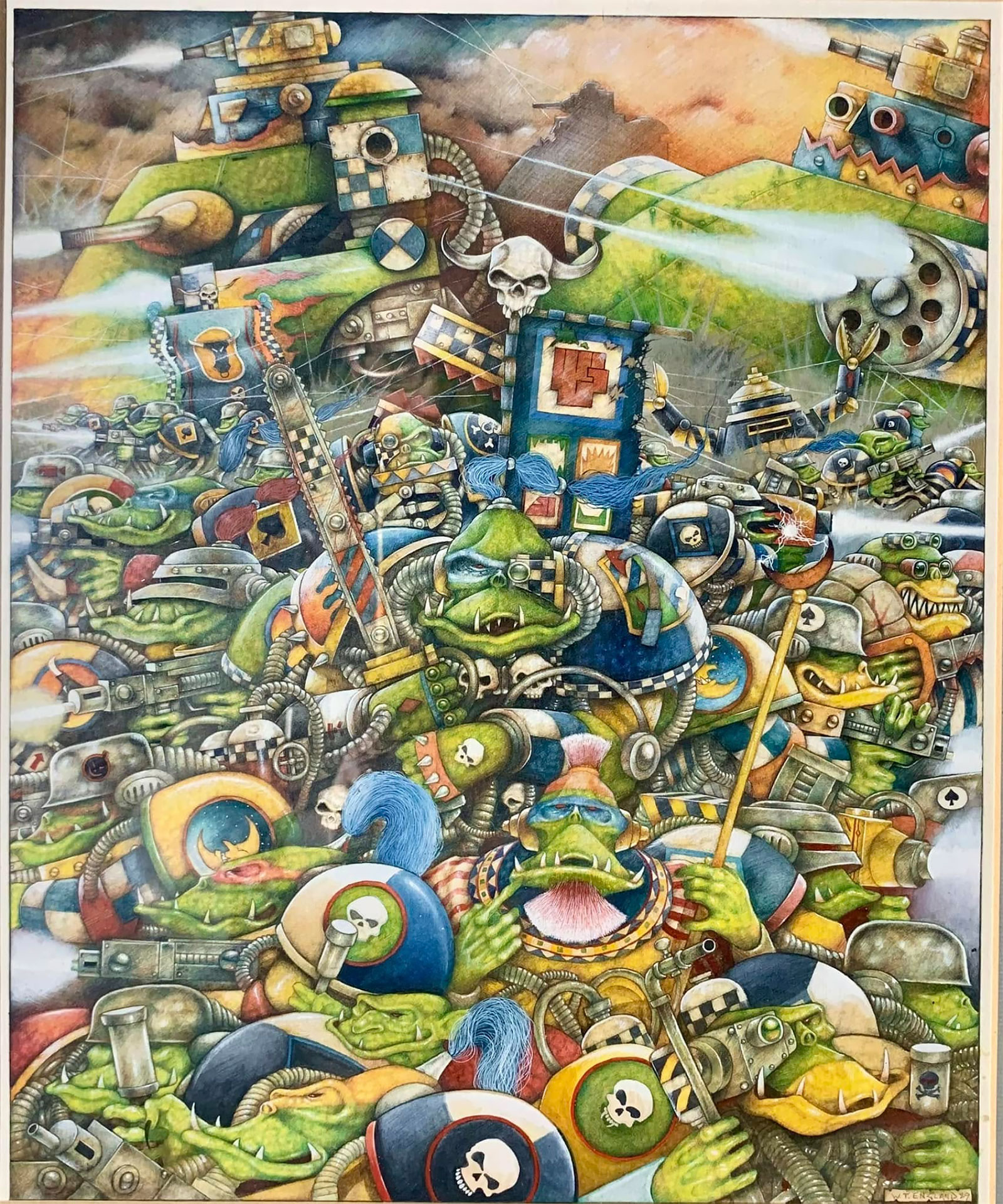 Waaargh Orks by Wayne England