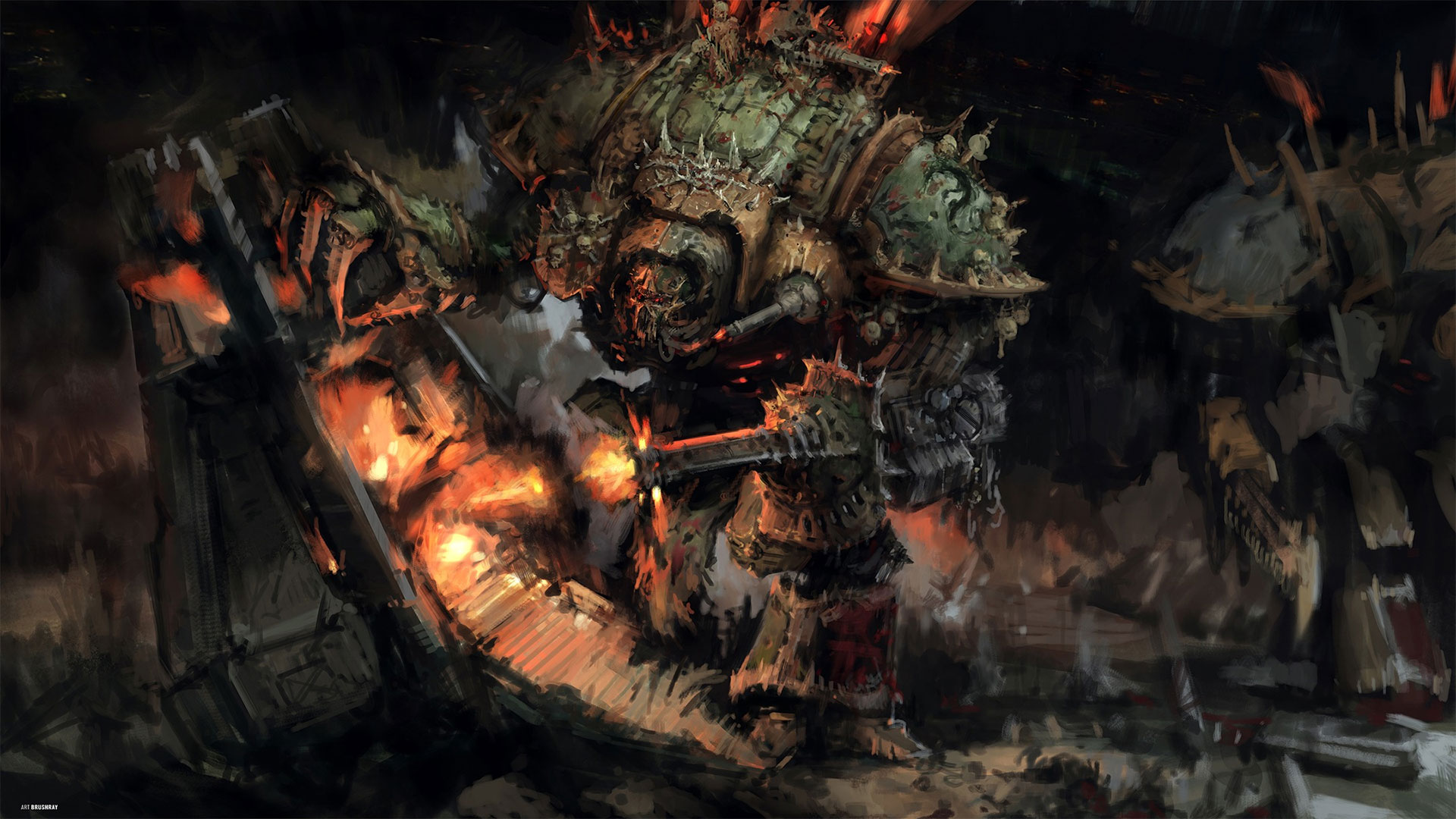 Herpetrax Chaos Knight by Dmitry Brushray
