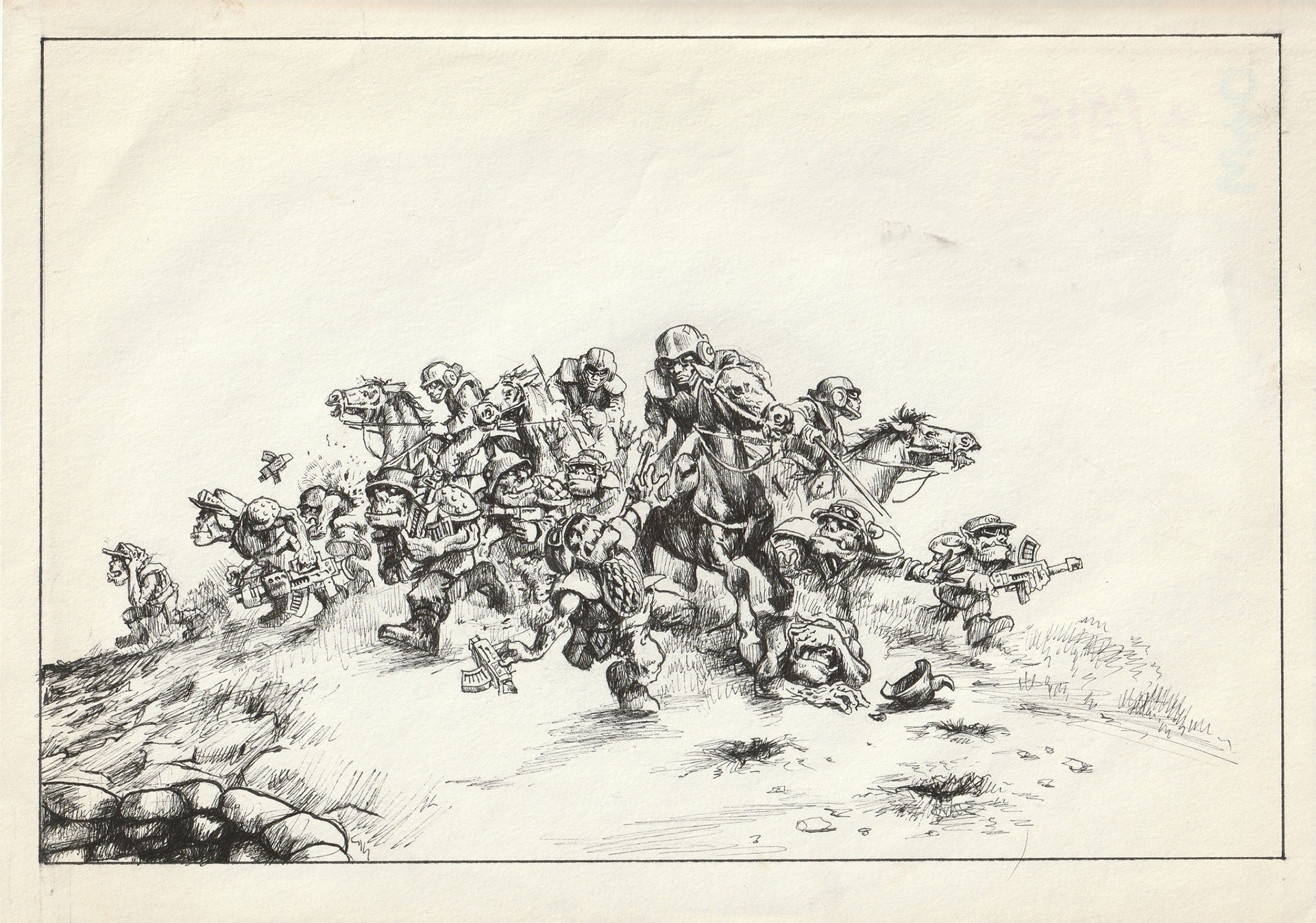 Rough Riders Charge by Paul Bonner