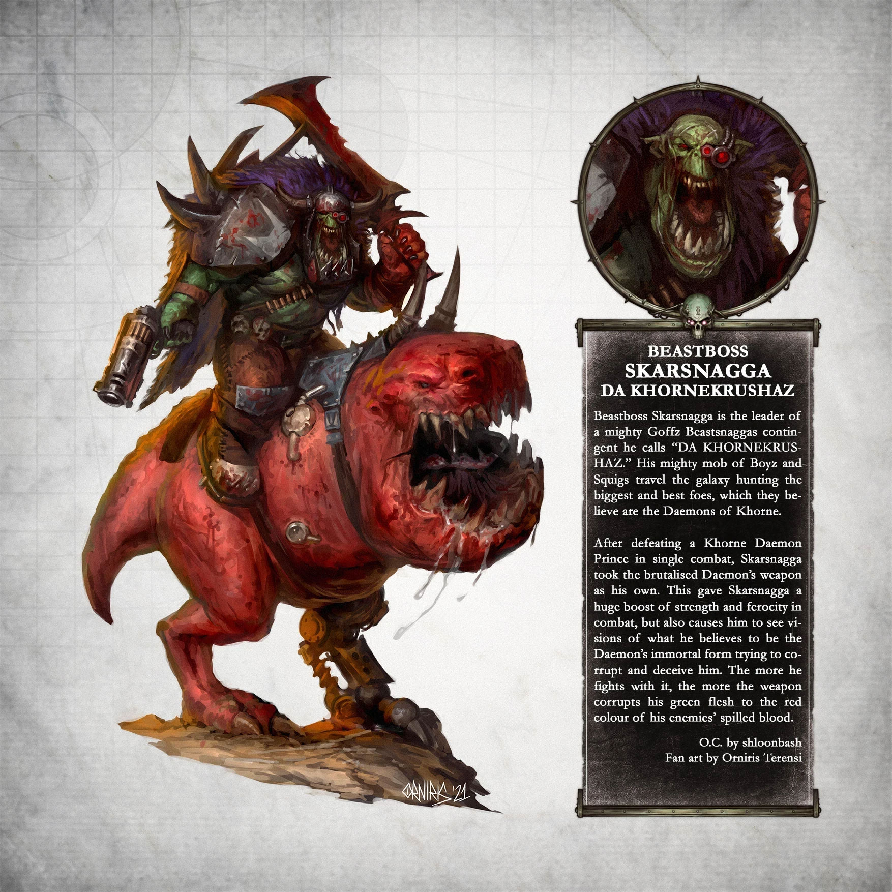 Beastboss Skarsnagga by Orniris Terensi