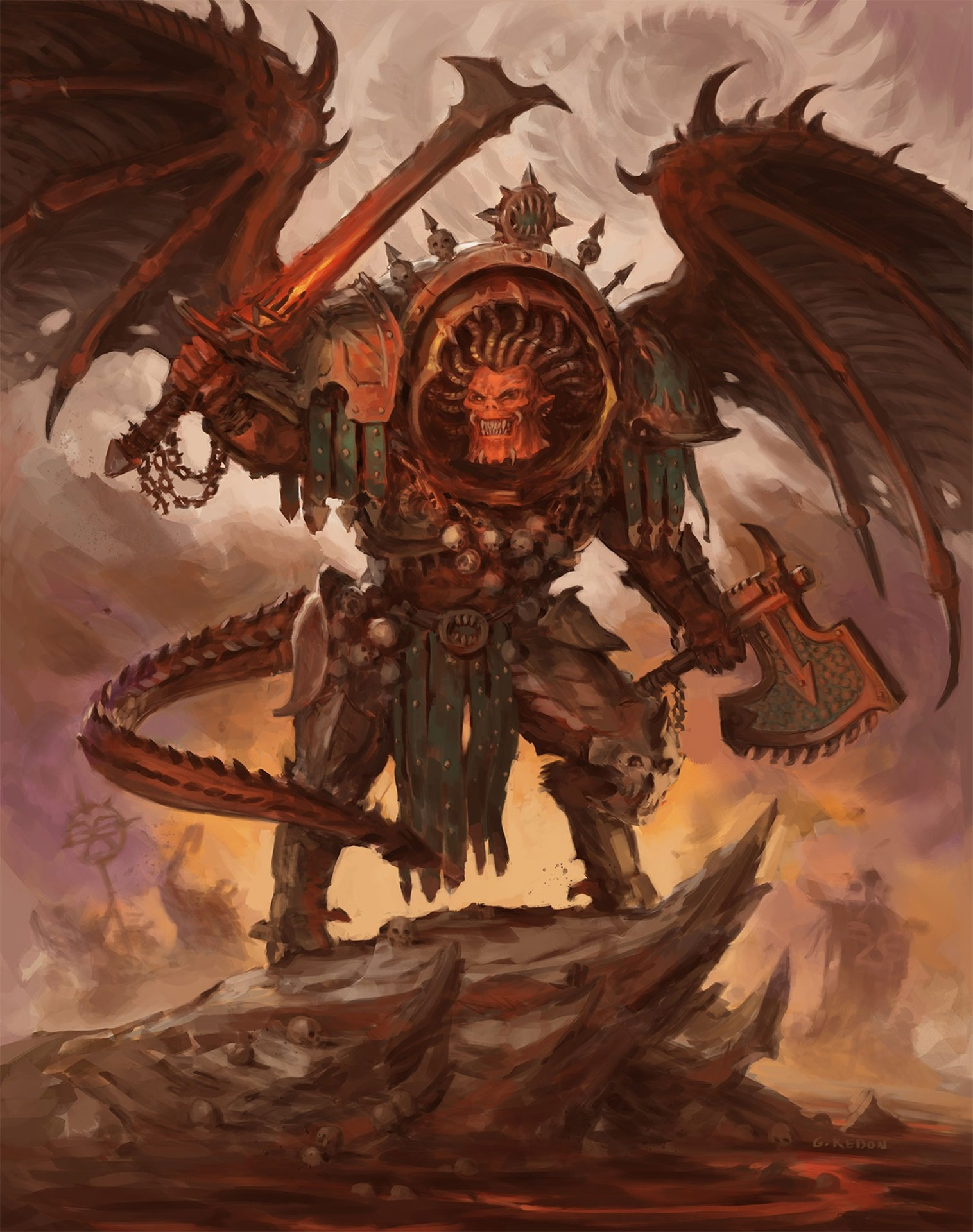 Angron by Gauthier Redon