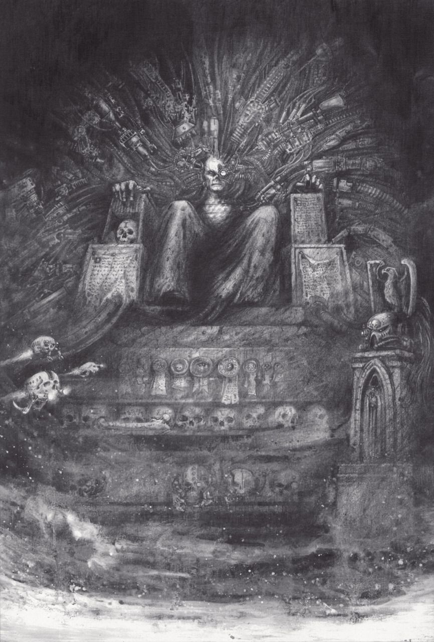 Emperor of Mankind by John Blanche