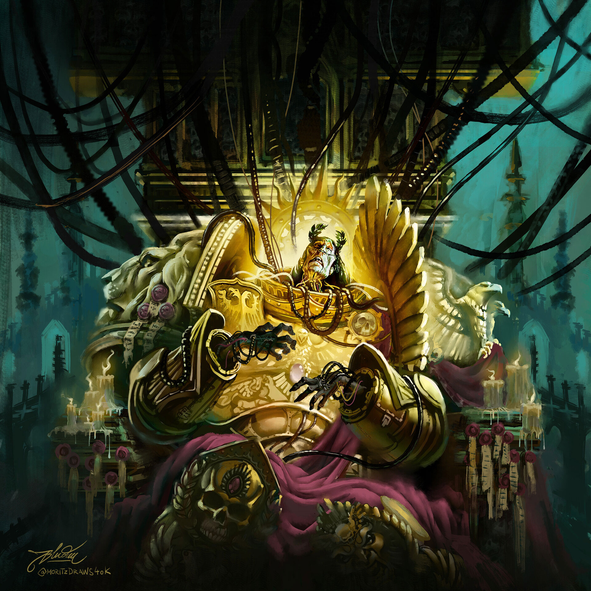 God-Emperor of Mankind by Moritz Bludau