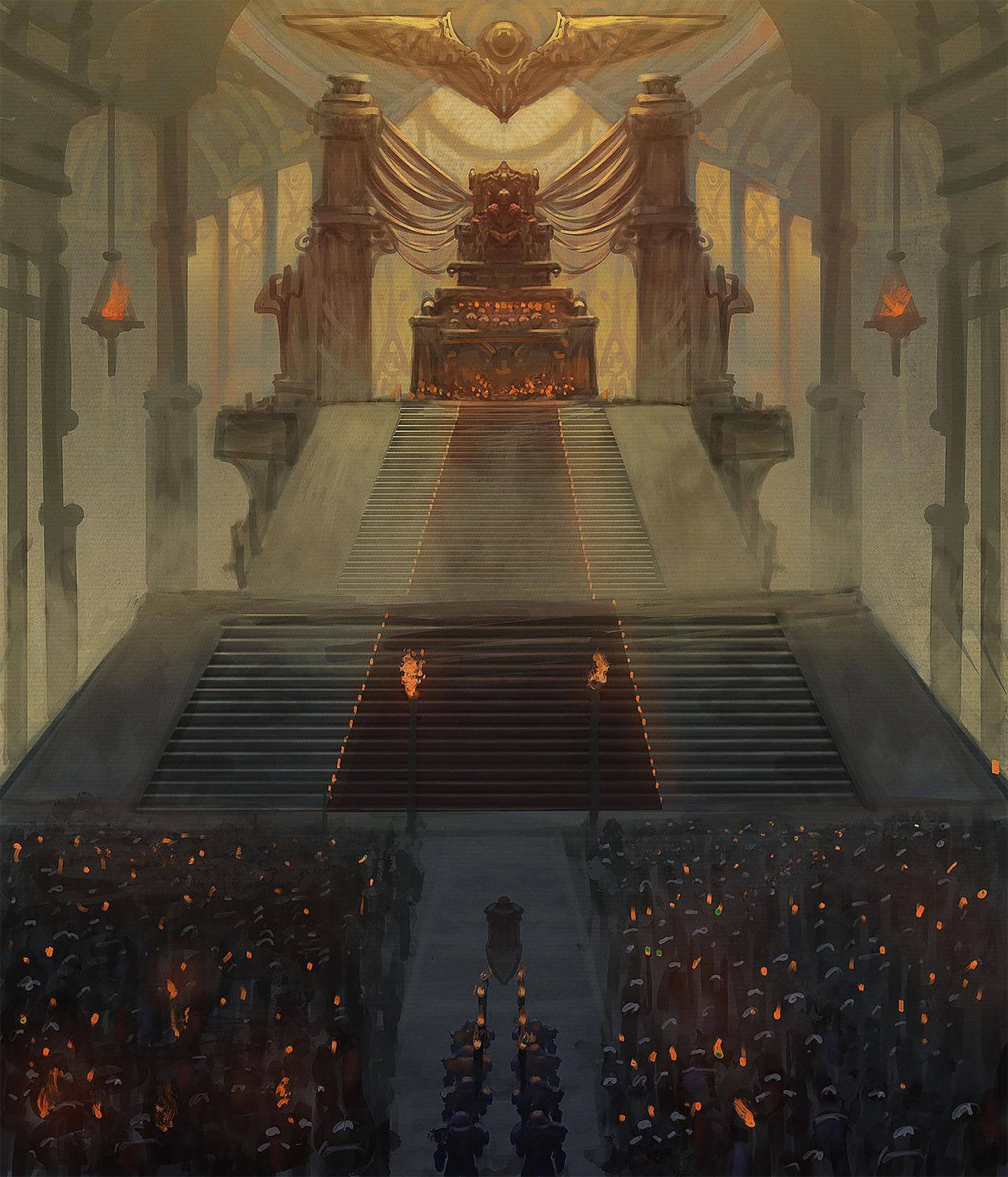 Golden Throne of Terra by Mohamed Saad