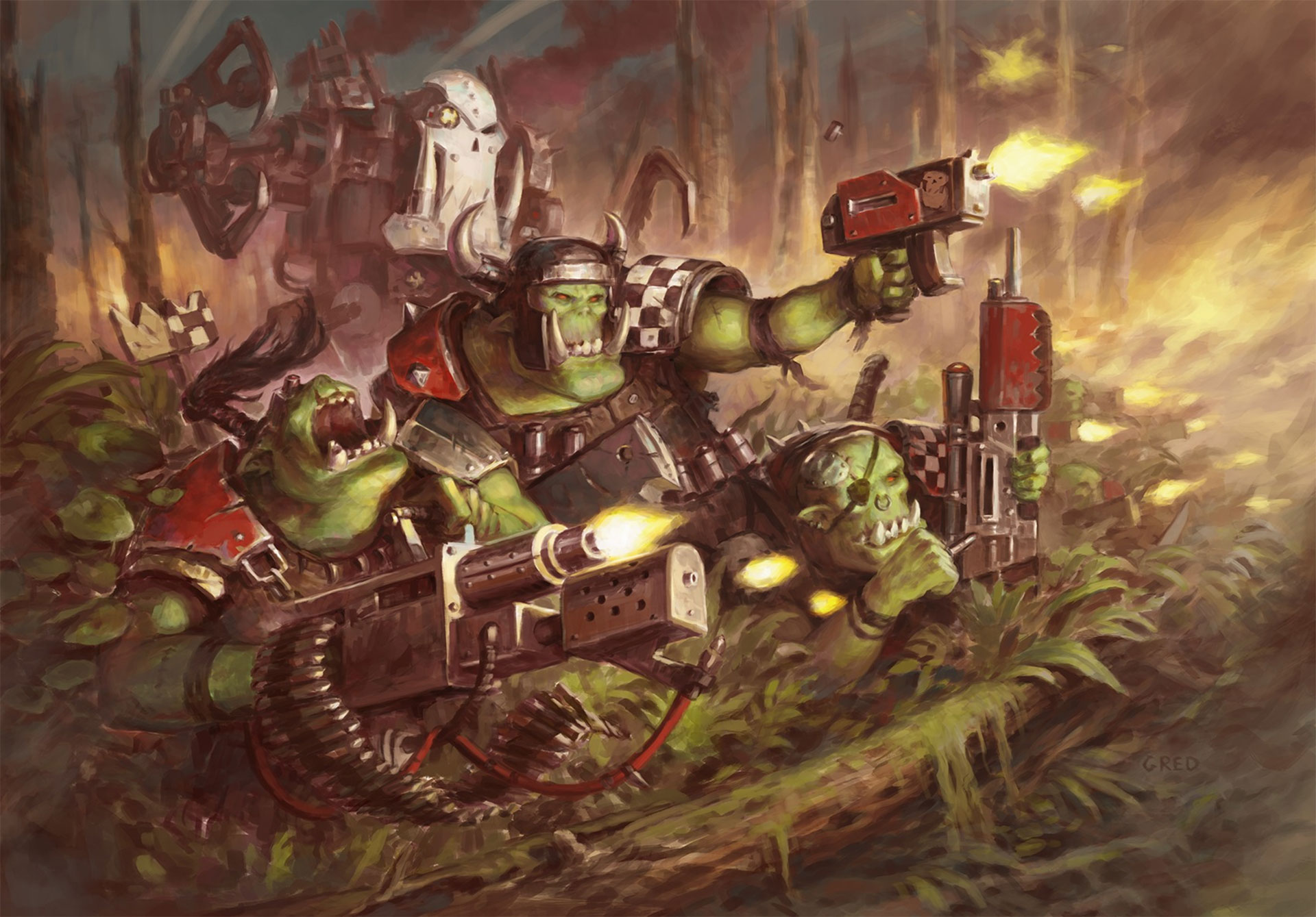 Ork Front by Gauthier Redon