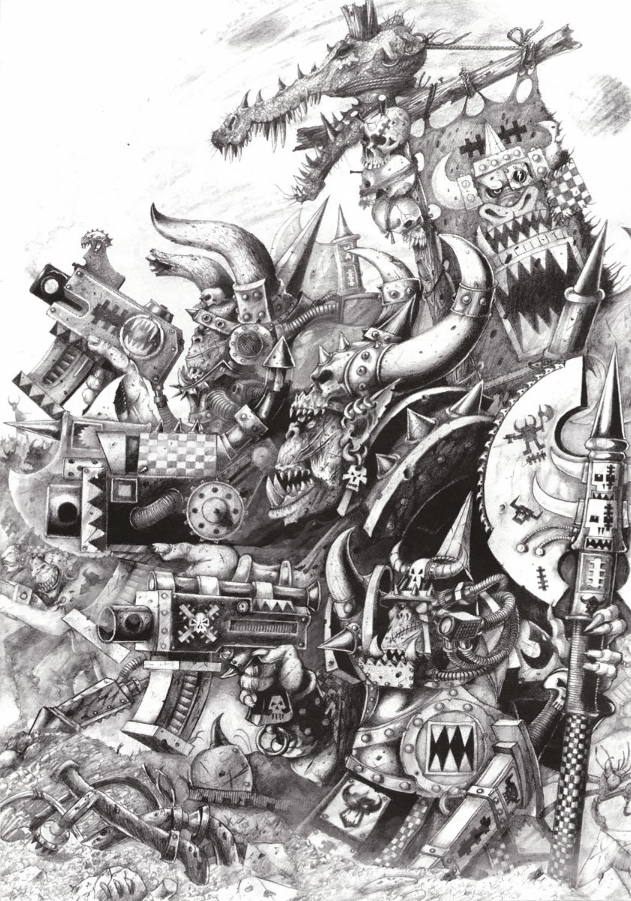 Orks by John Blanche
