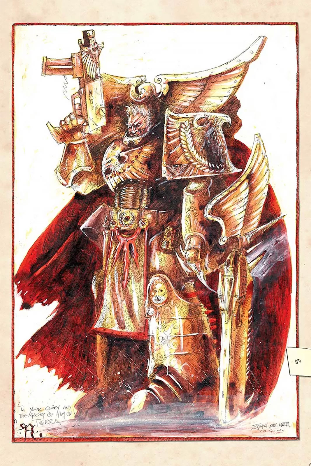Rogal Dorn by John Blanche